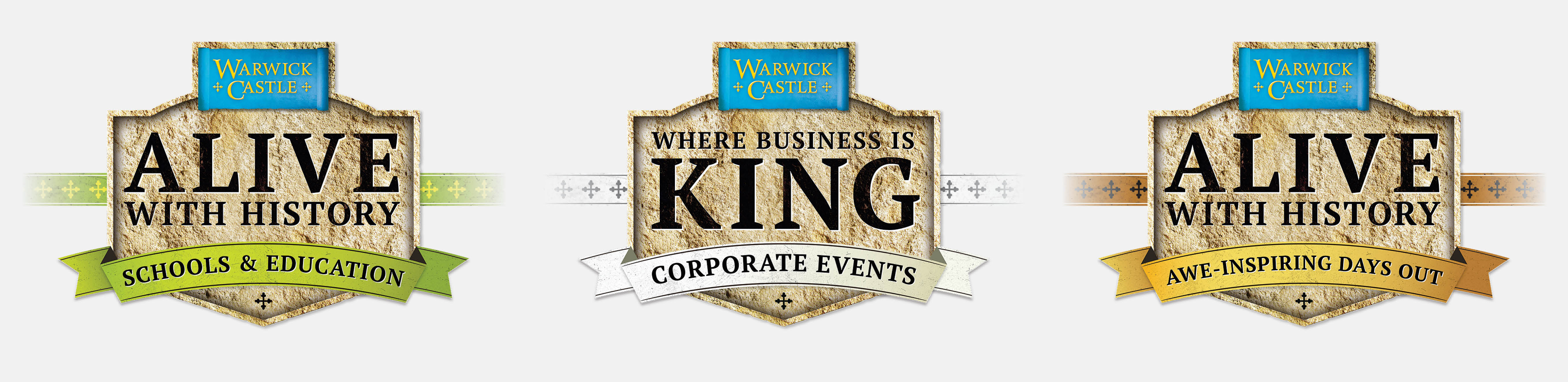 Warwick Castle logos